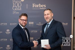 Ifj. Keskeny Árpád a Forbes 100 Gálán